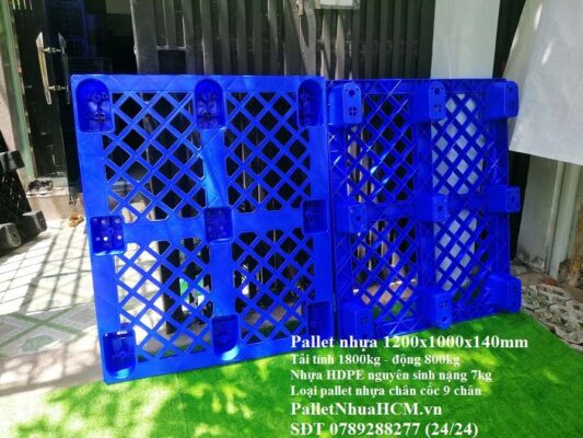 pallet nhựa chân cốc